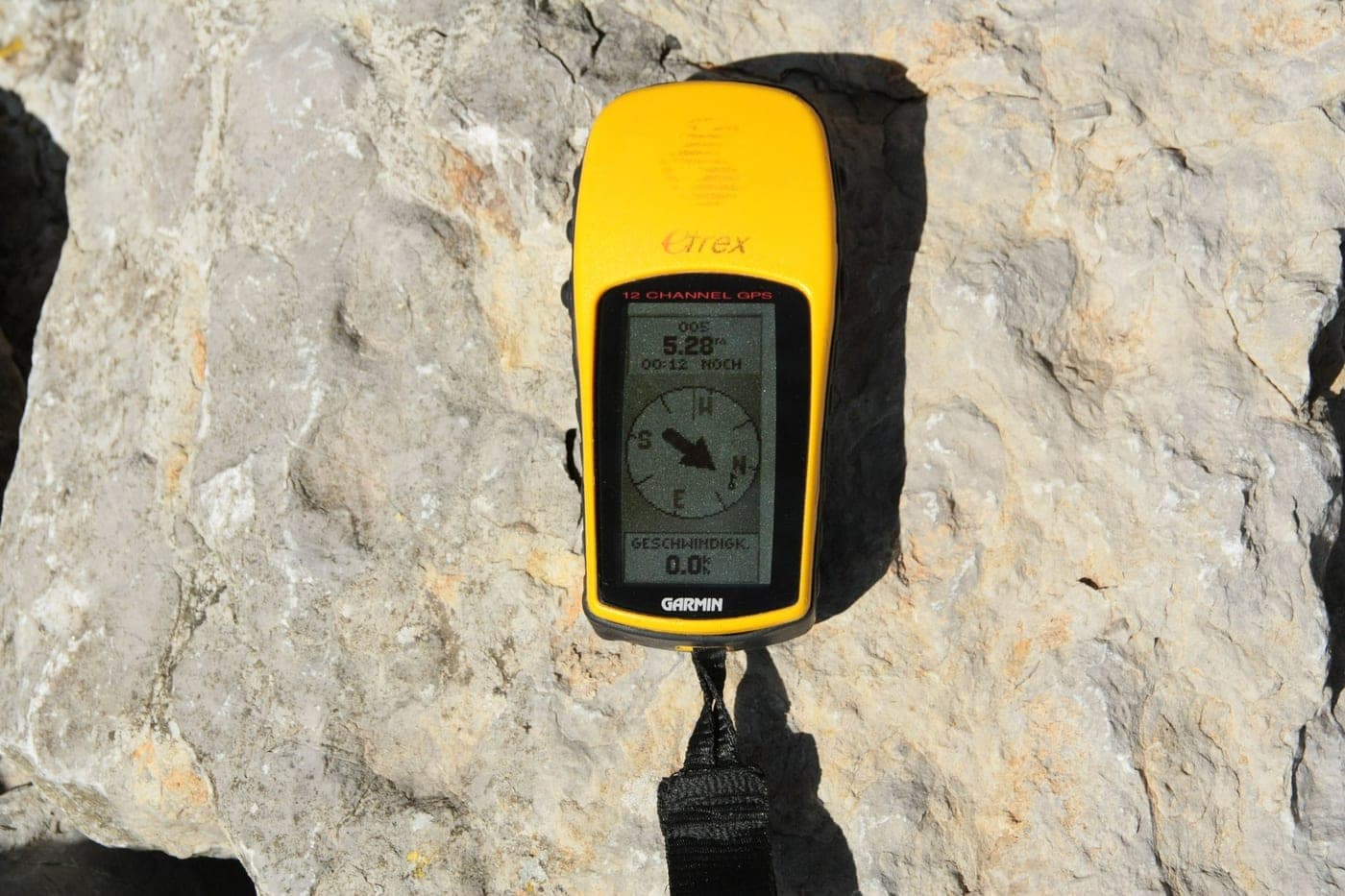 Unterwegs mit dem GPS-Gerät